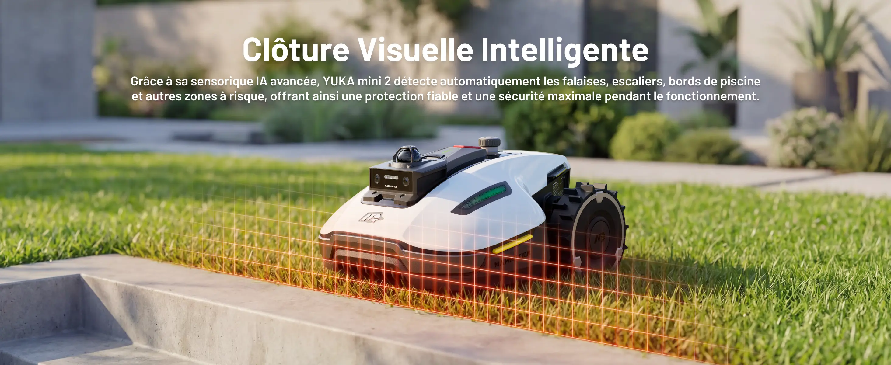 Robot tondeuse MAMMOTION YUKA Mini 2 800 LiDAR Robot Tondeuse… — contenu détaillé 5