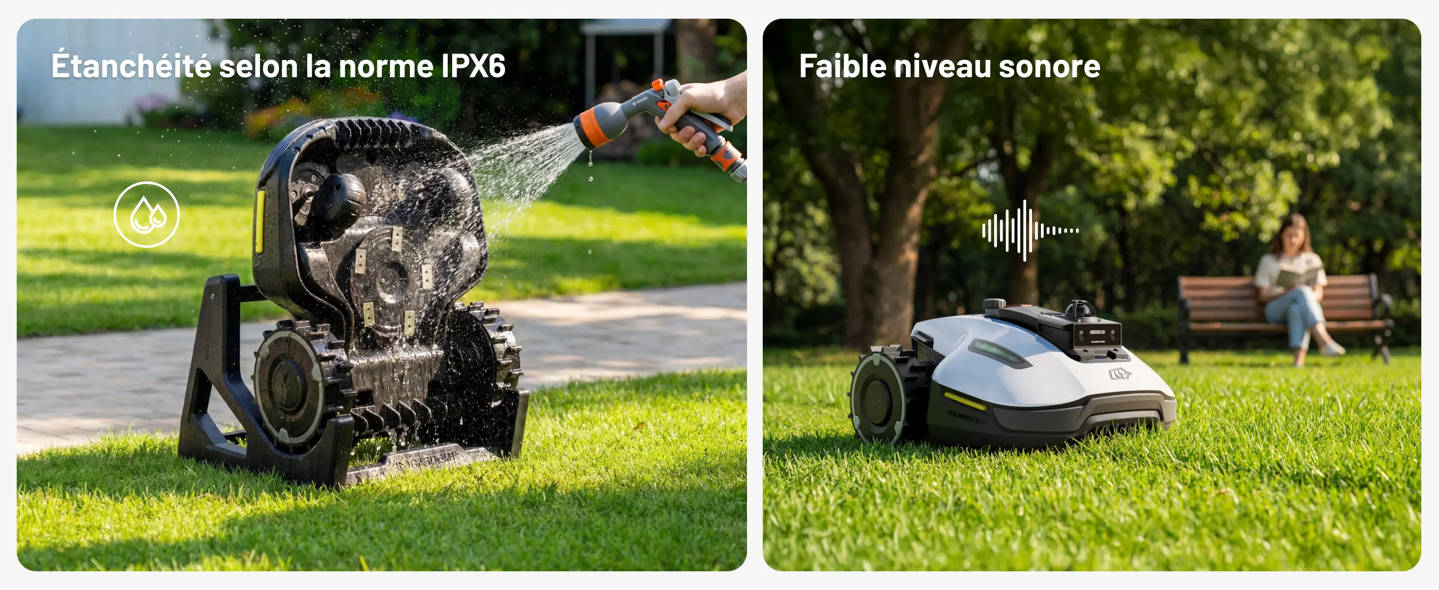 Robot tondeuse MAMMOTION YUKA Mini 2 800 LiDAR Robot Tondeuse… — contenu détaillé 14