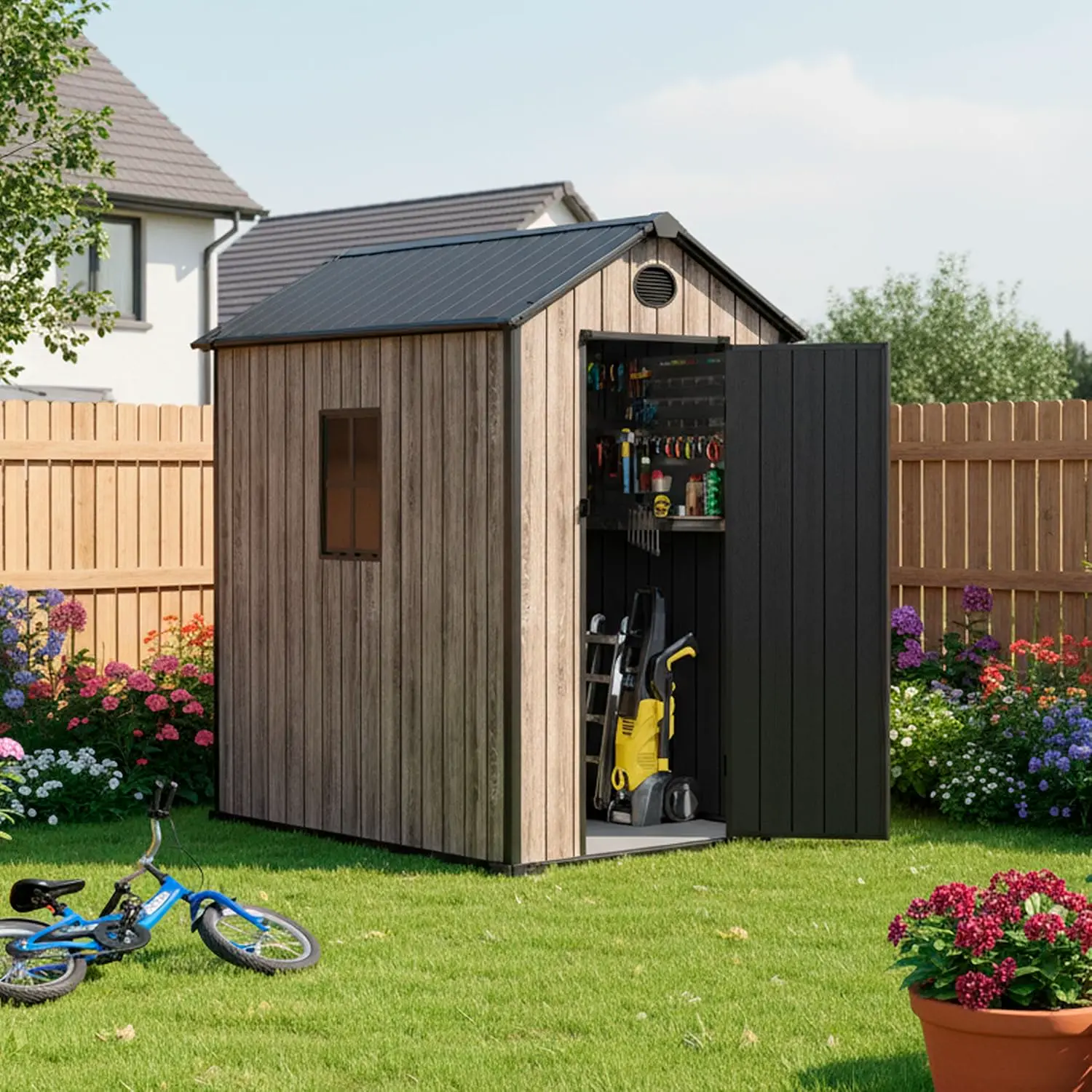 Abri de jardin résine 2.70 m²
