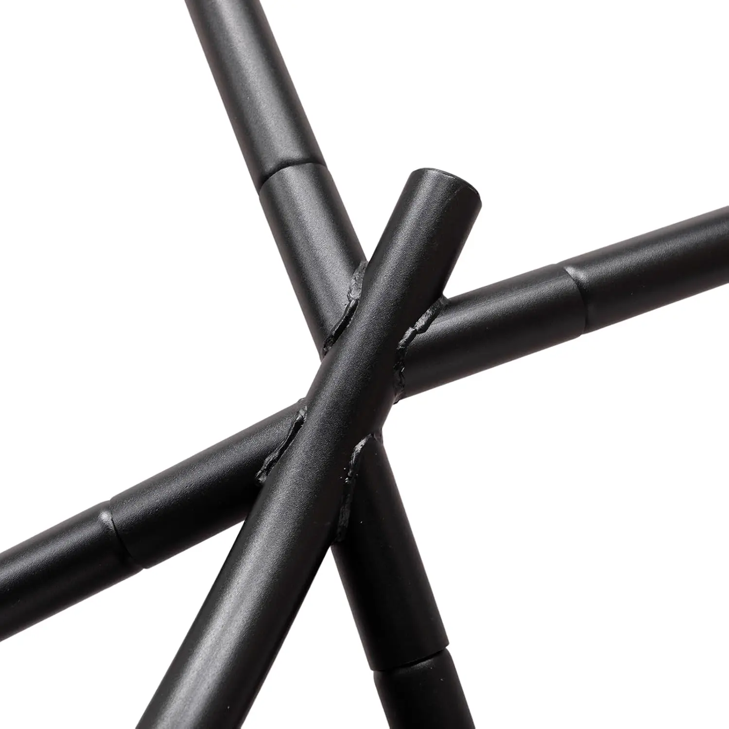 Fauteuils suspendus en métal gris vue 8