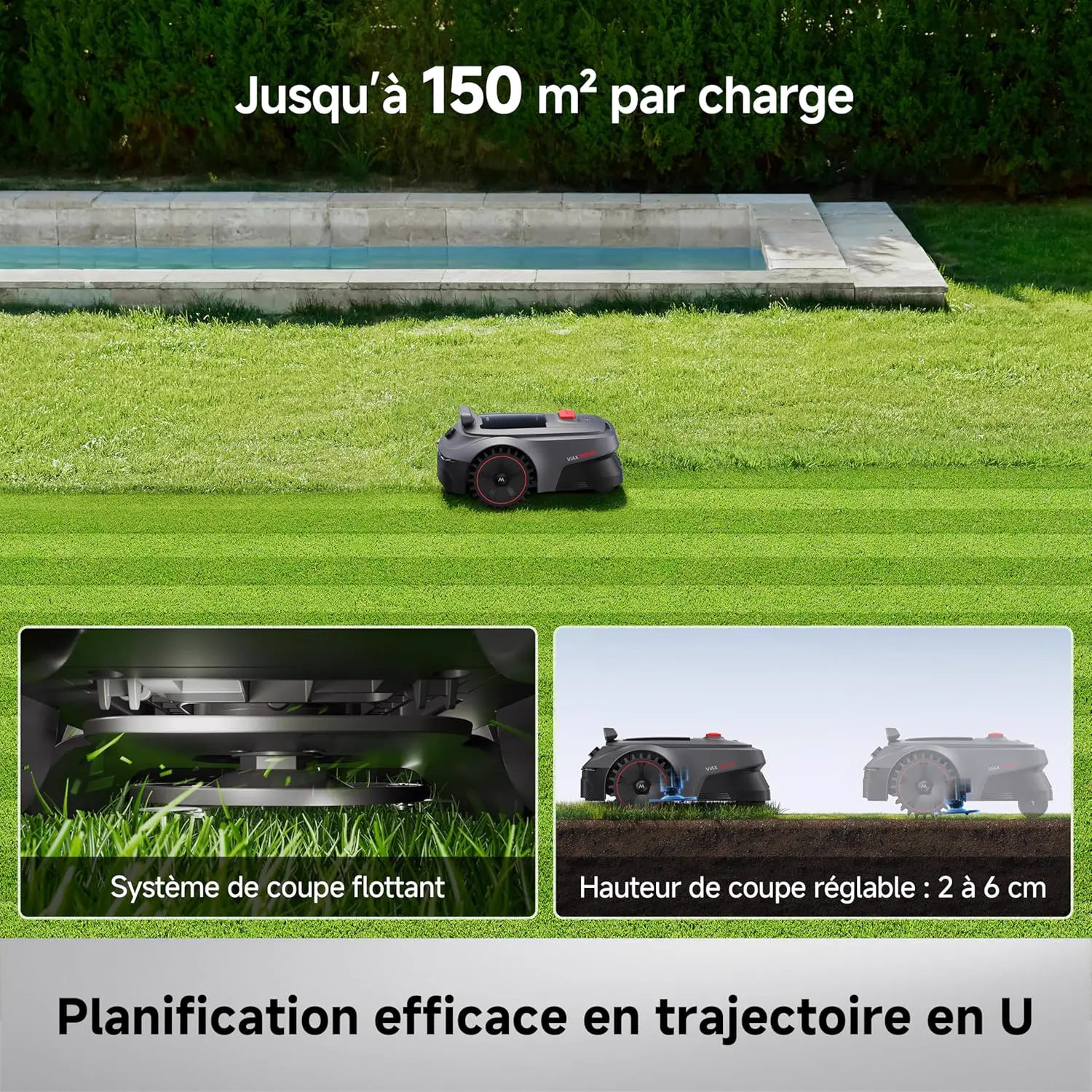 Tondeuse autoportée MOVA ViAX 500 Robot Tondeuse sans Fil péri… vue 4