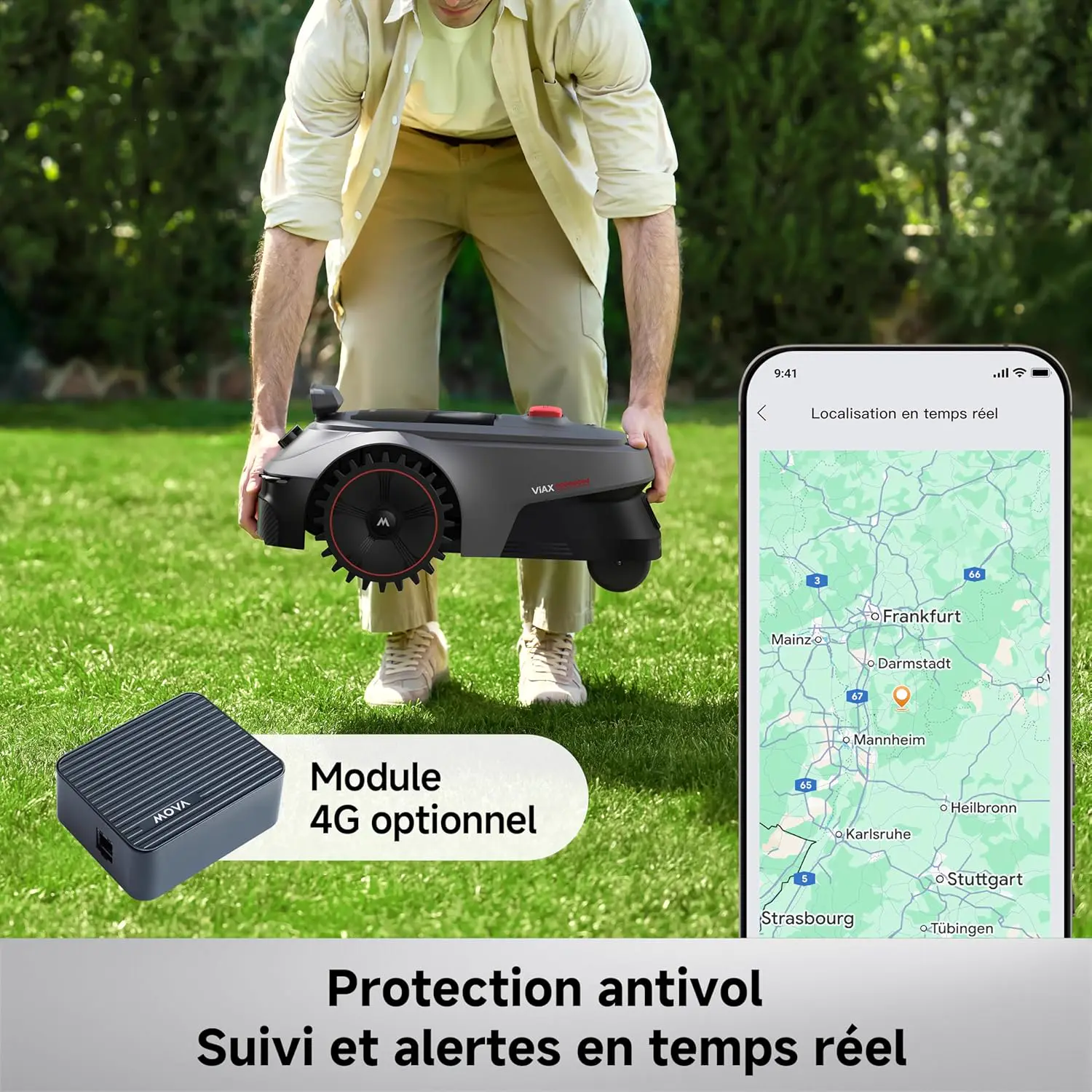 Tondeuse autoportée MOVA ViAX 500 Robot Tondeuse sans Fil péri… vue 10