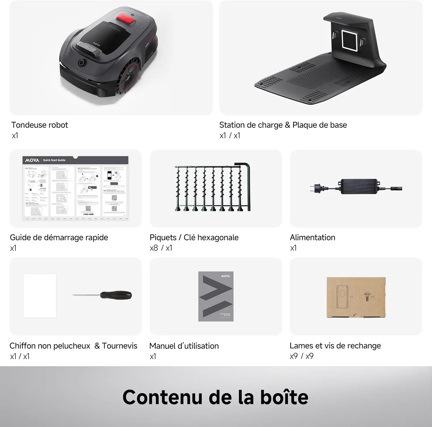 Tondeuse autoportée MOVA ViAX 500 Robot Tondeuse sans Fil péri… vue 12