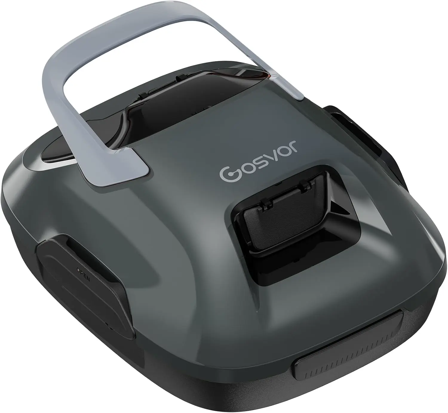 Robot piscine gris vue 1