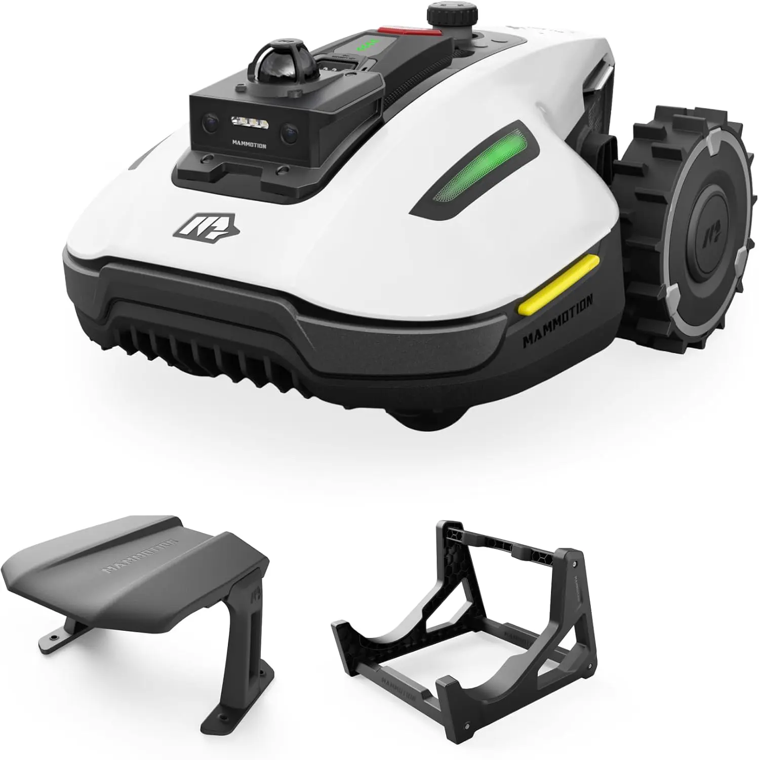 MAMMOTION YUKA Mini 2 800 LiDAR Tondeuse Robot avec Support de Lavage
