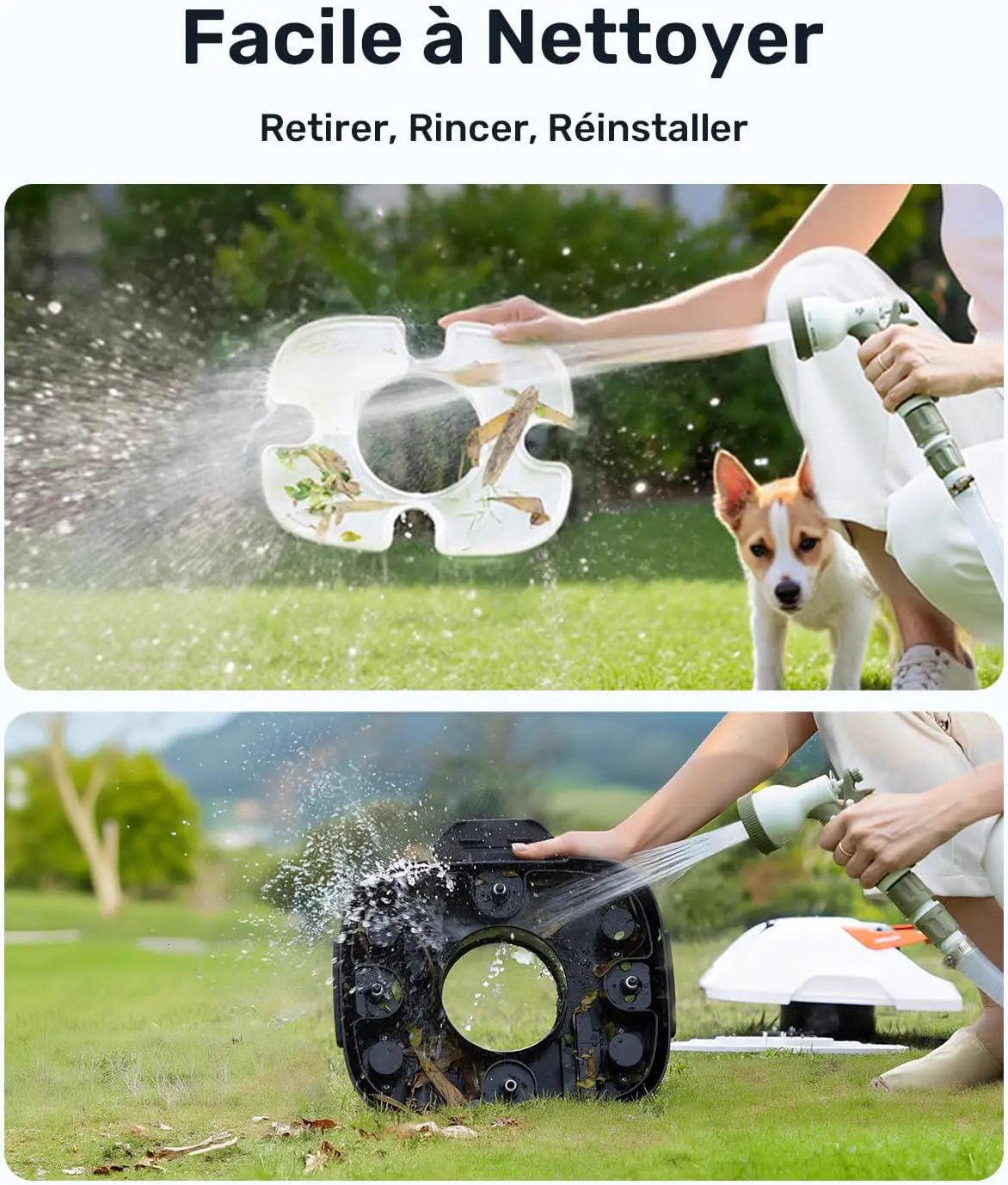 Robot piscine sable 80 m² vue 6