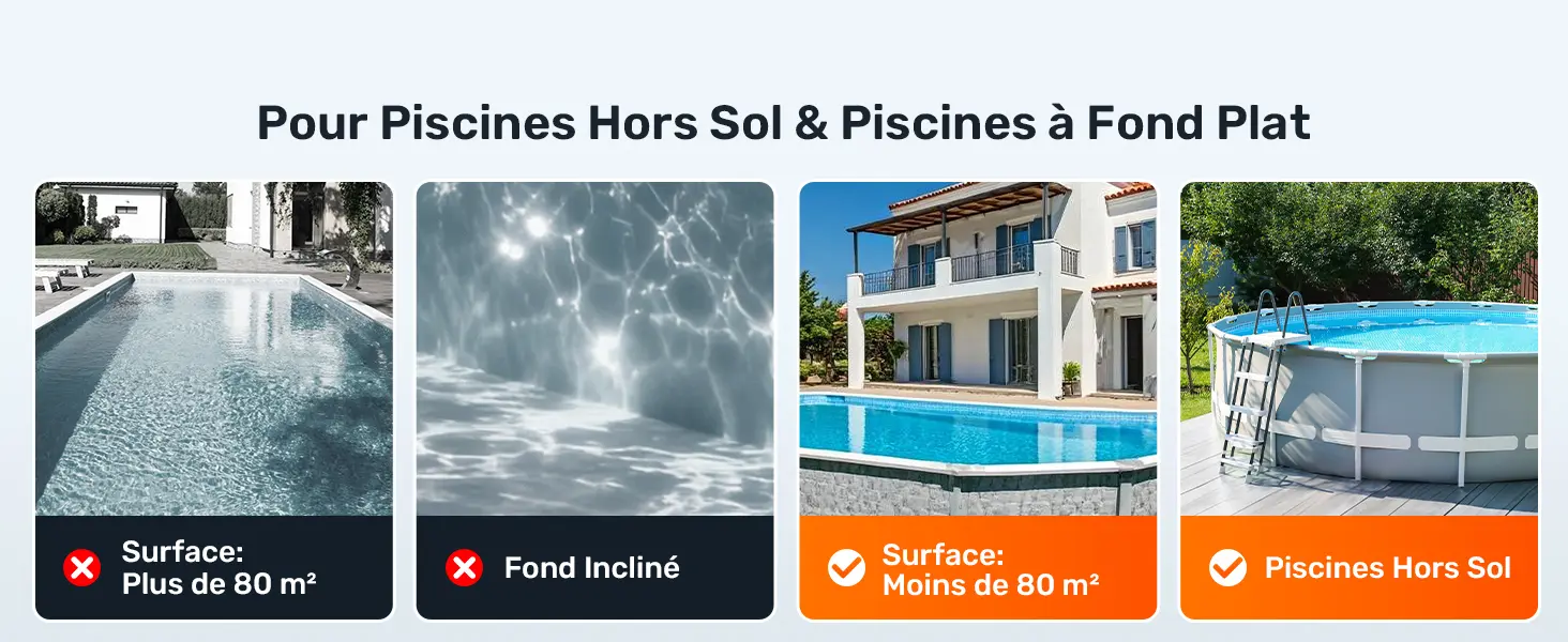 Robot piscine sable 80 m² — contenu détaillé 9