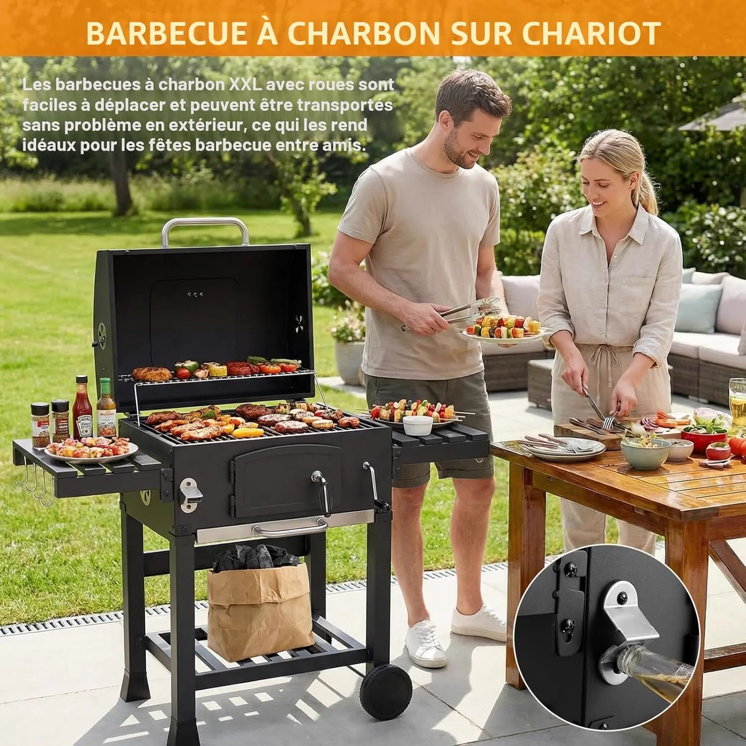 Barbecue weber 8 places en métal 57 m² vue 5