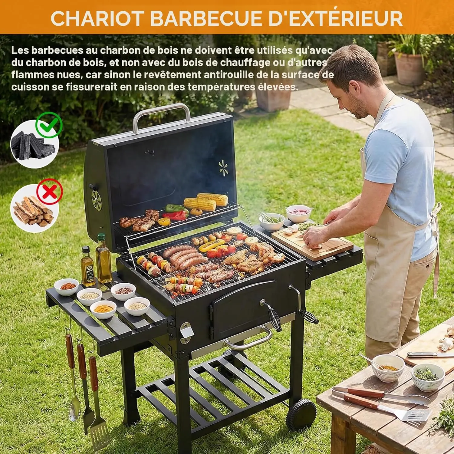 Barbecue weber 8 places en métal 57 m² vue 6