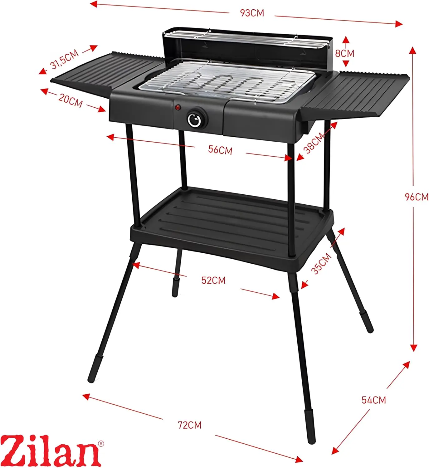 Barbecue électrique en métal 41 m² vue 8