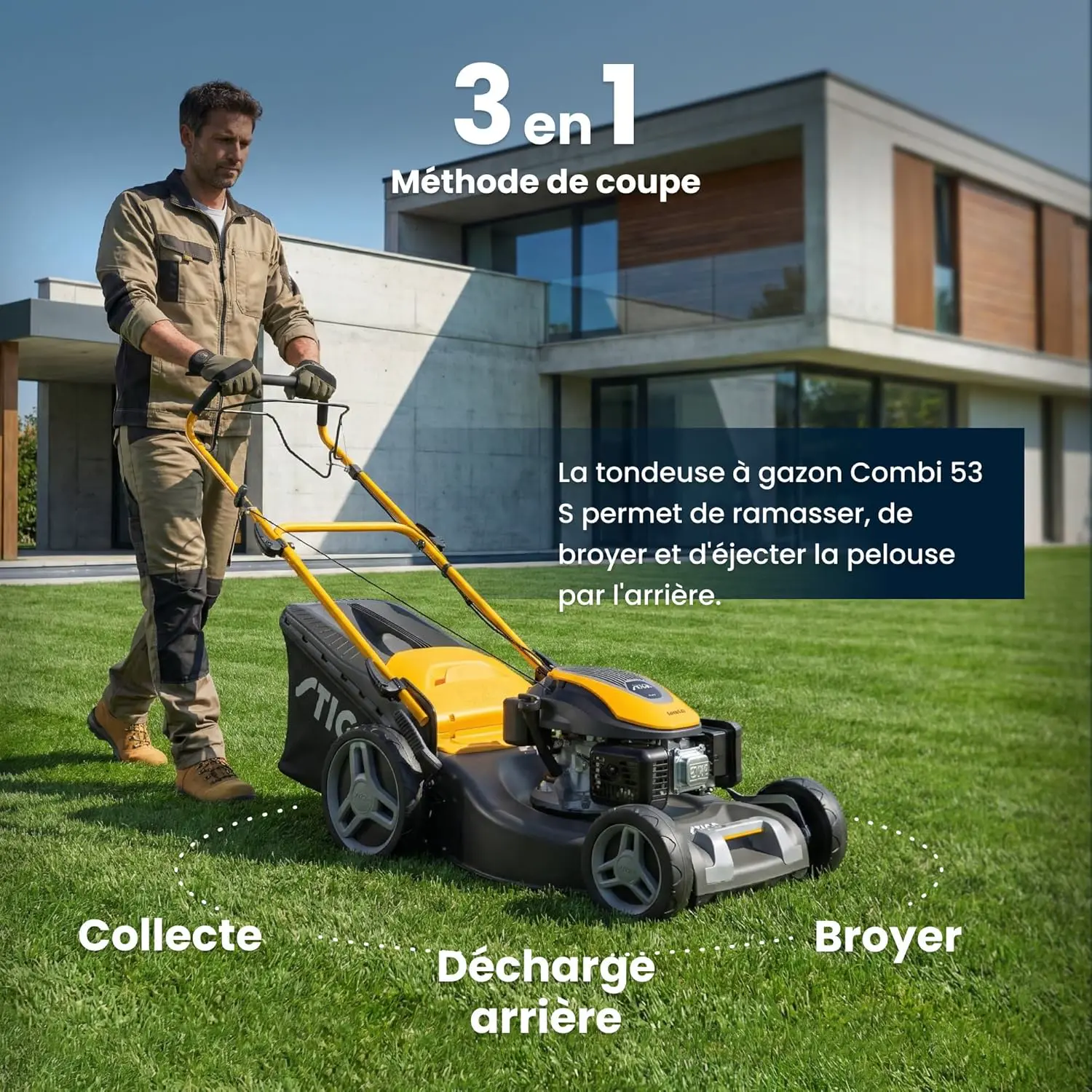 Tondeuse autoportée en métal vue 5