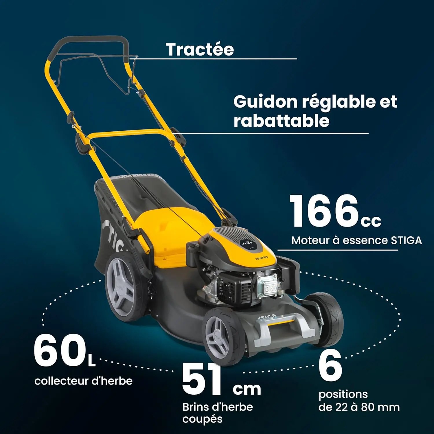 Tondeuse autoportée en métal vue 7