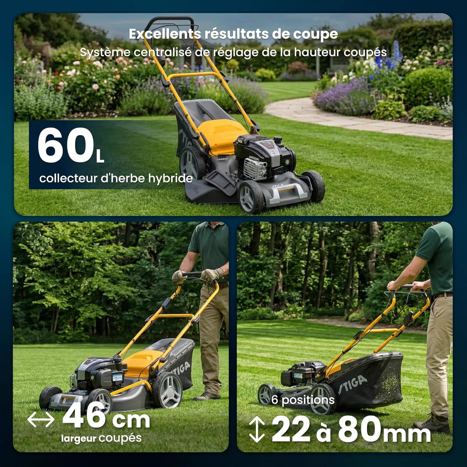 Tondeuse autoportée autoportée vue 4