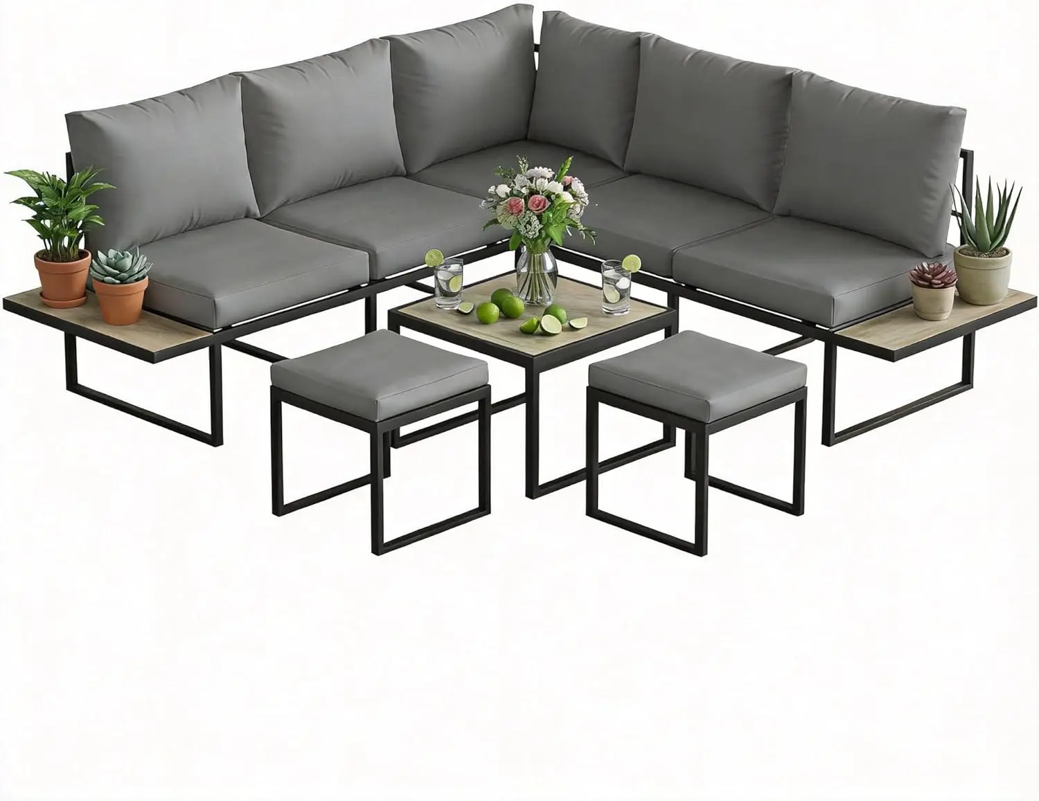 Salon de jardin 6 places vue 9