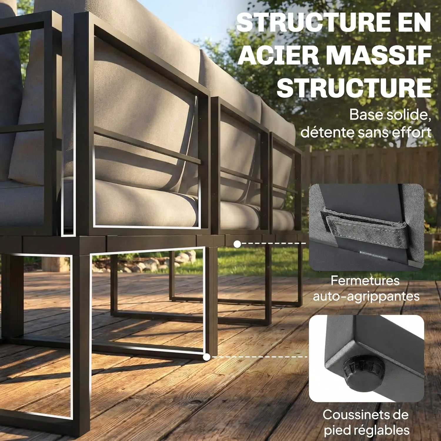 Salon de jardin 6 places vue 7