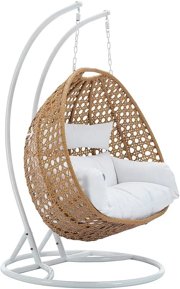 Vente-unique - Fauteuil Suspendu 2 Places en résine tressée