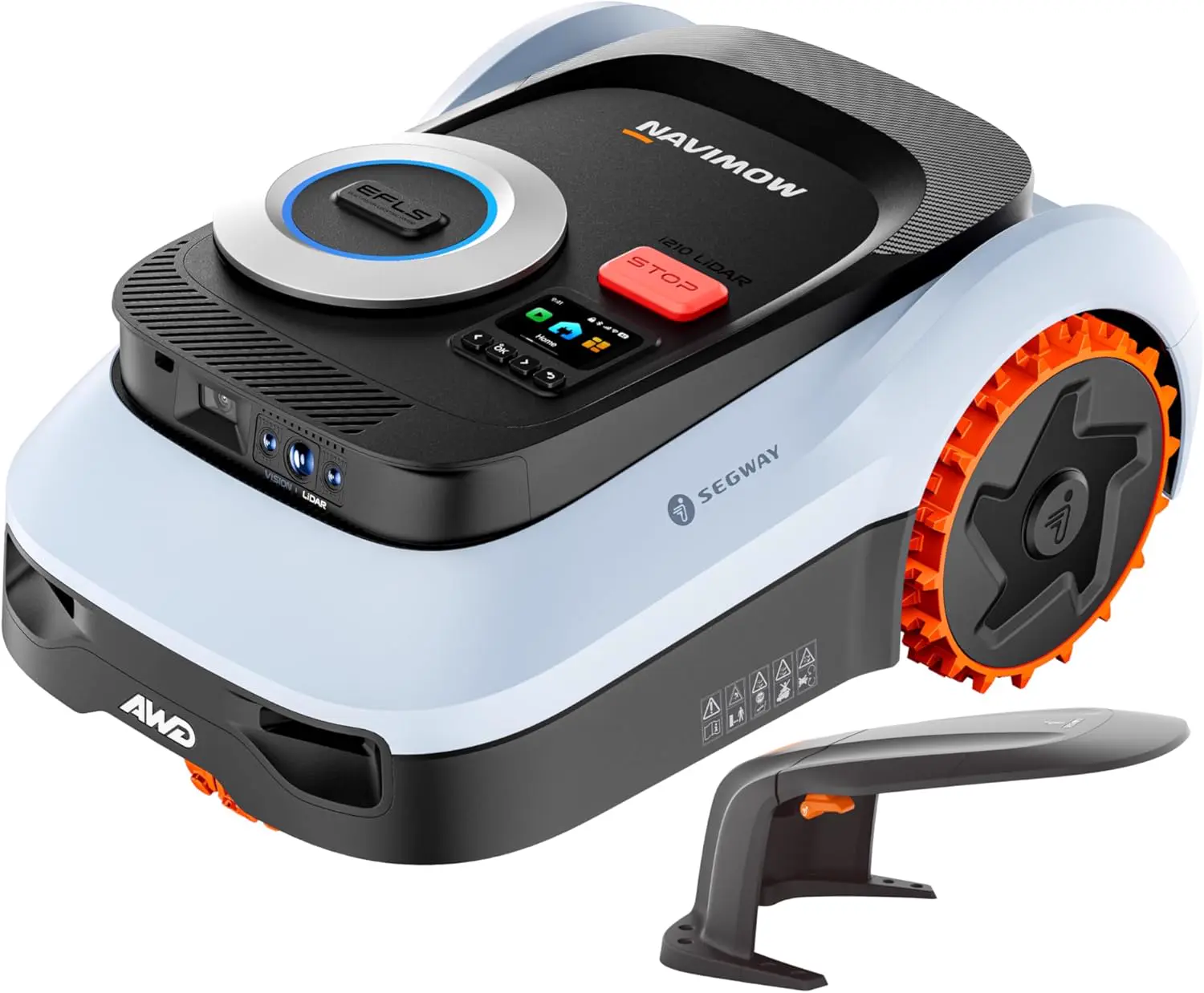 Segway Navimow i210 LiDAR Pro Robot Tondeuse avec Garage M