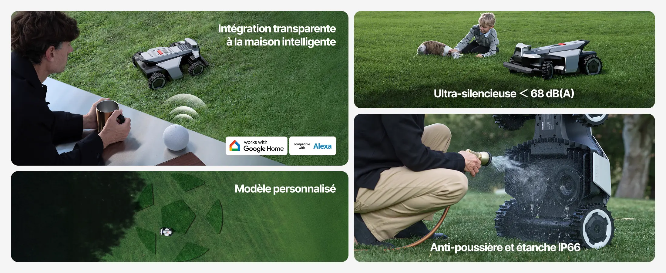 Robot tondeuse gris — contenu détaillé 13