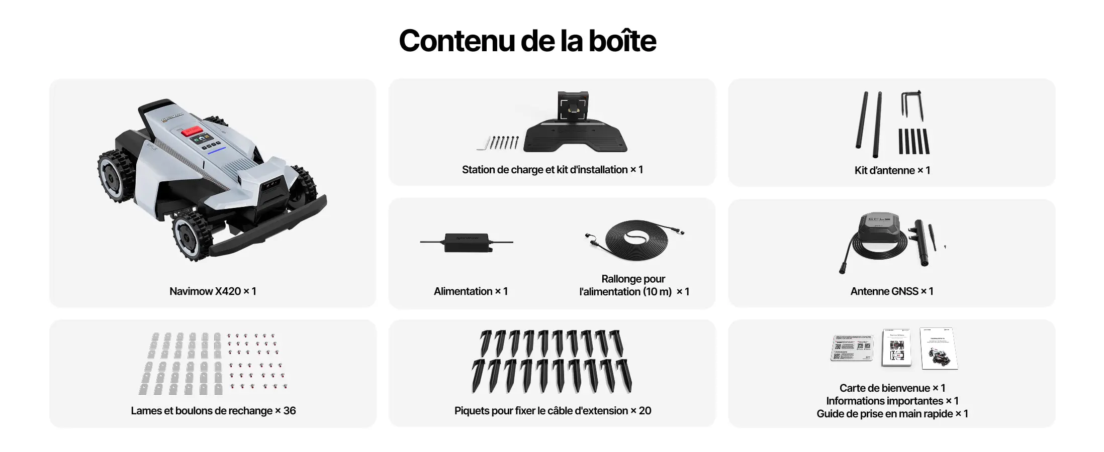 Robot tondeuse gris — contenu détaillé 15