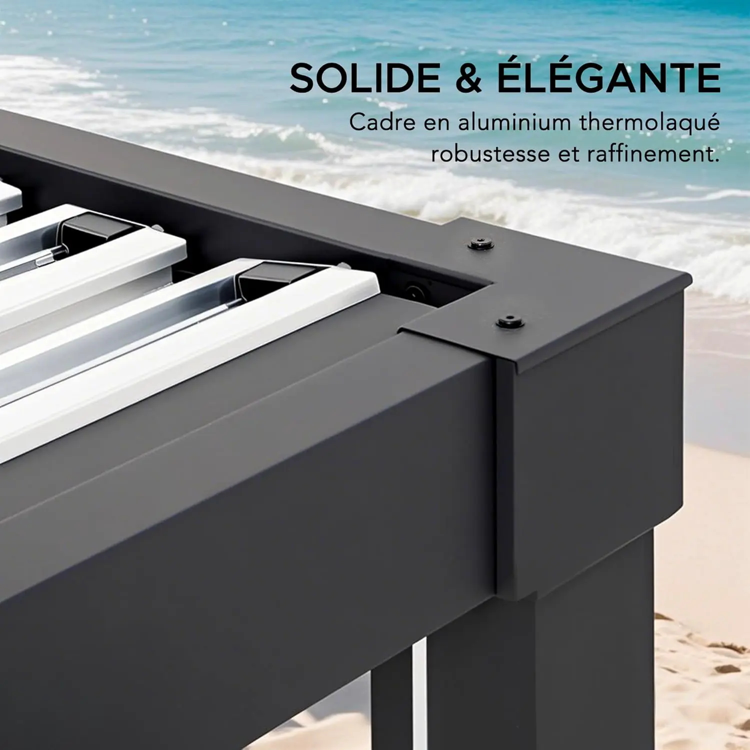 Pergola en aluminium 4x3 m vue 4