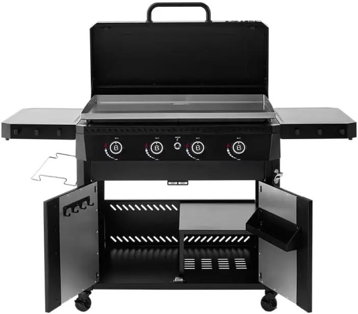 Plancha BRASERO BY FAVEX – Plancha gaz Stellar 900 sur chariot… vue 3