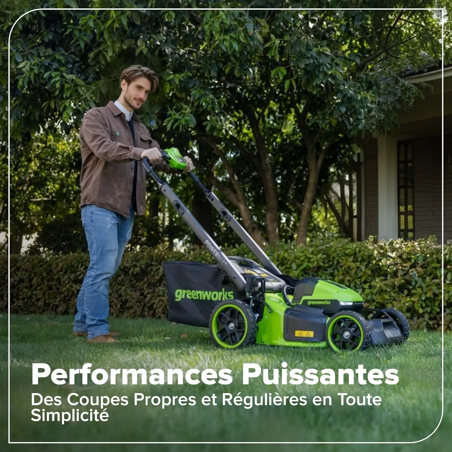 Tondeuse autoportée noir vue 6
