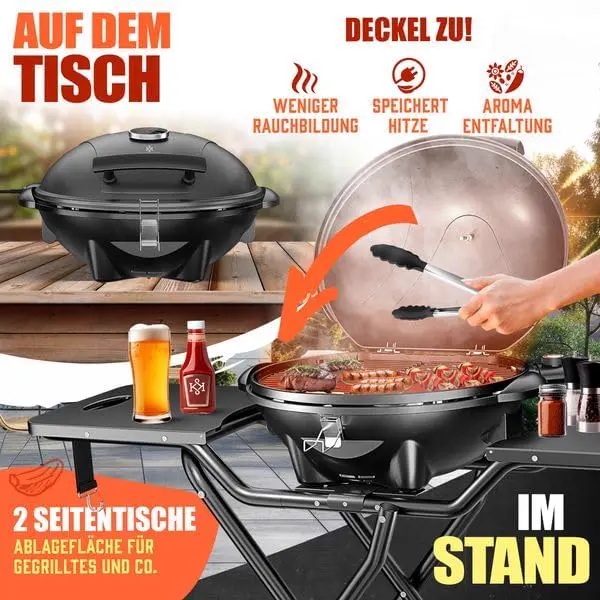 Barbecue électrique KESSER barbecue électrique 2 en 1 de table vue 4