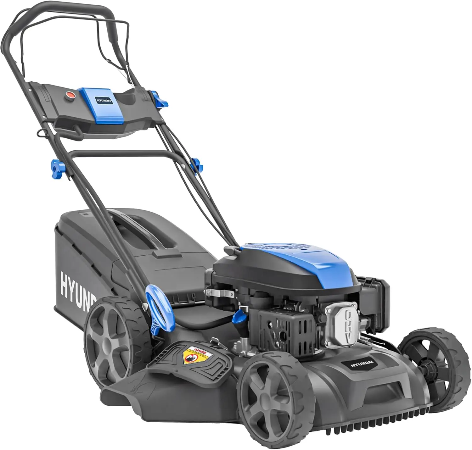 Hyundai Tondeuse à Gazon Thermique 46 cm autotractée avec démarrage