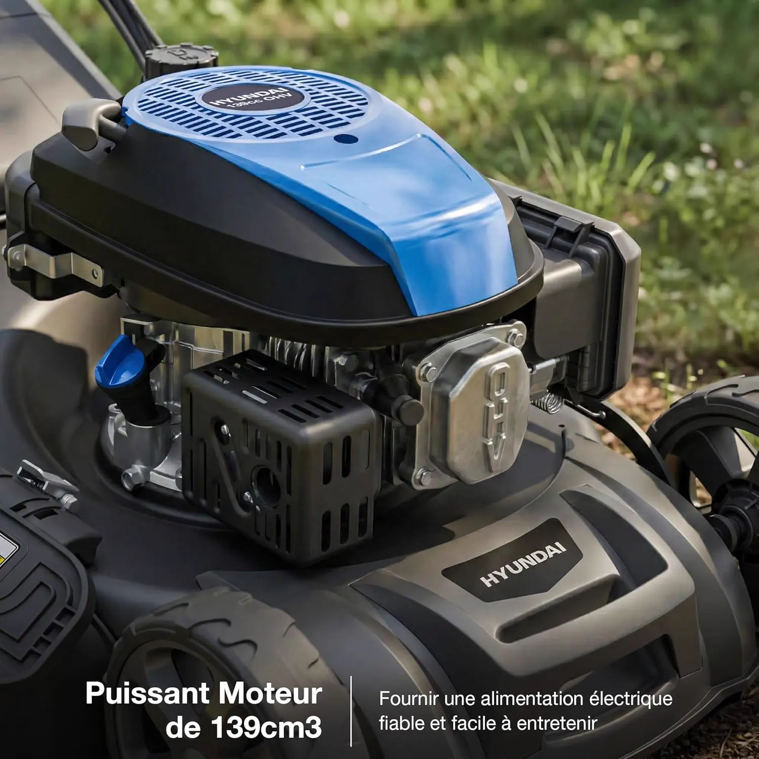 Tondeuse autoportée Hyundai Tondeuse à Gazon Thermique 46 cm a… vue 6