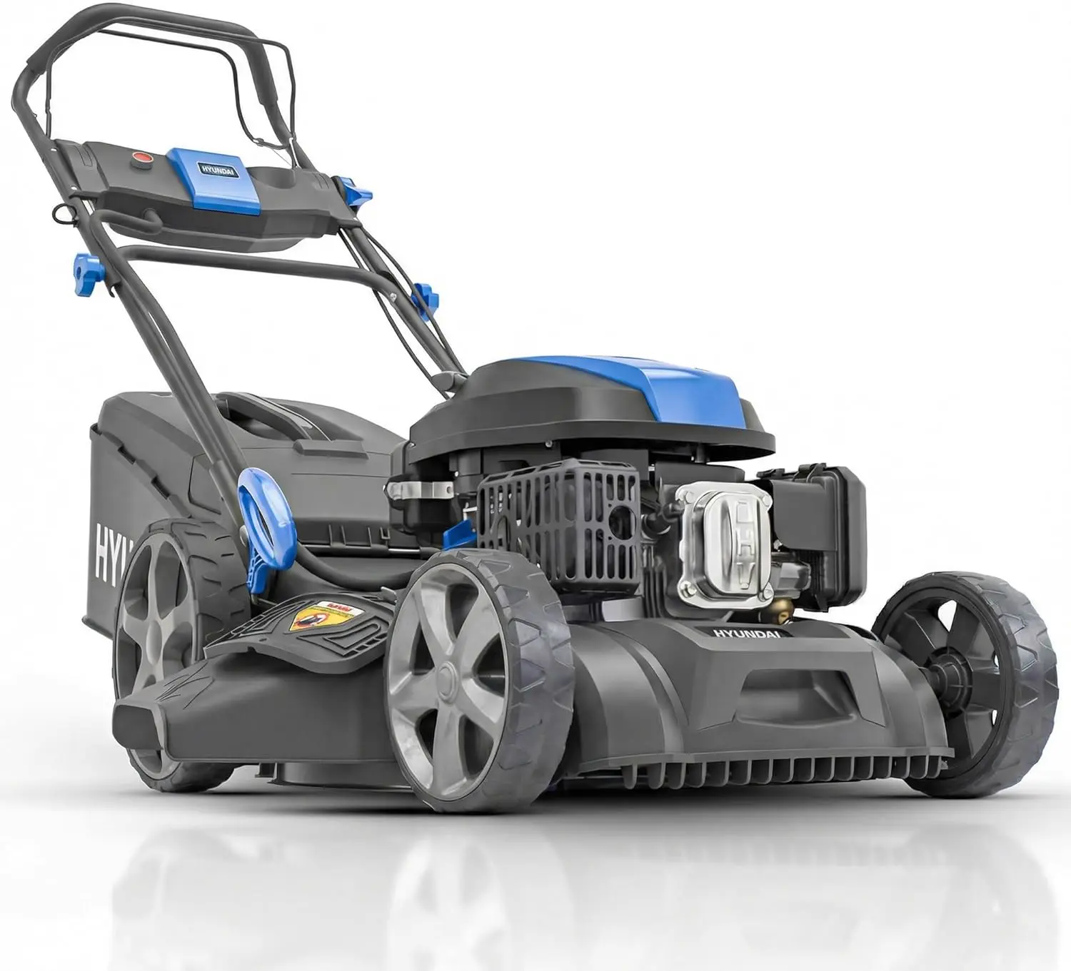 Hyundai Tondeuse à Gazon Thermique 56 cm autotractée avec démarrage