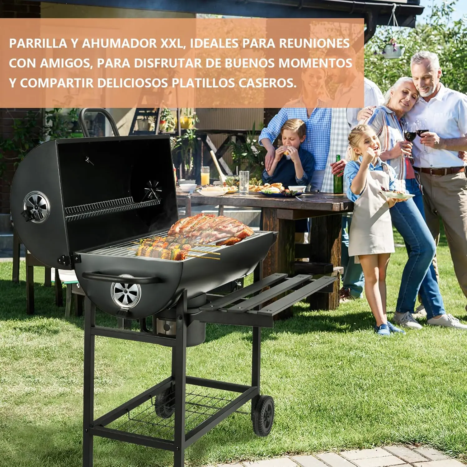 Barbecue weber en bois vue 6