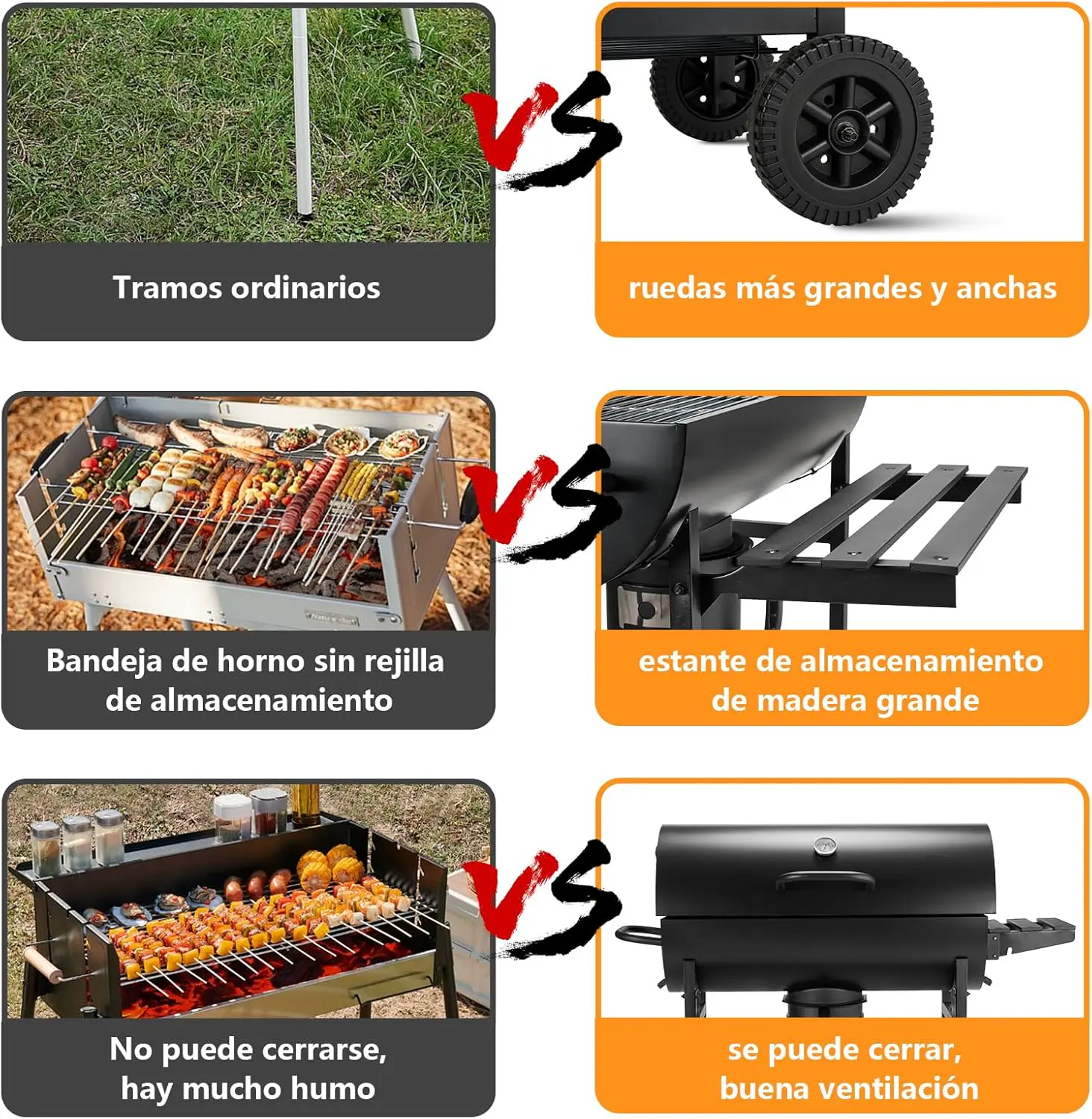 Barbecue weber en bois vue 5