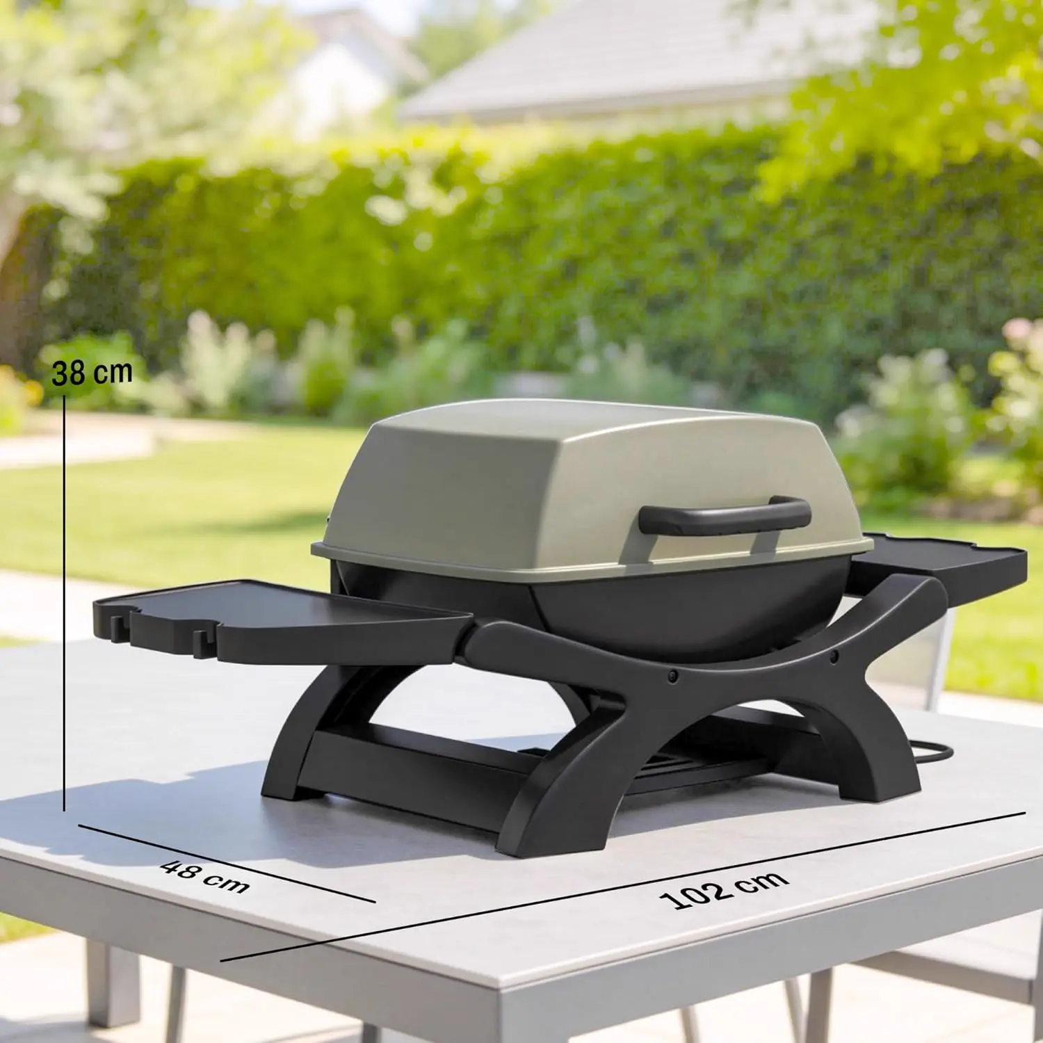 Barbecue électrique noir vue 7