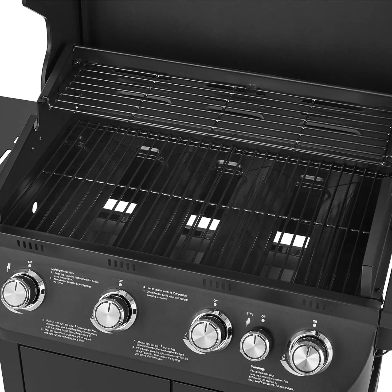 Barbecue à gaz en métal 60 m² vue 8