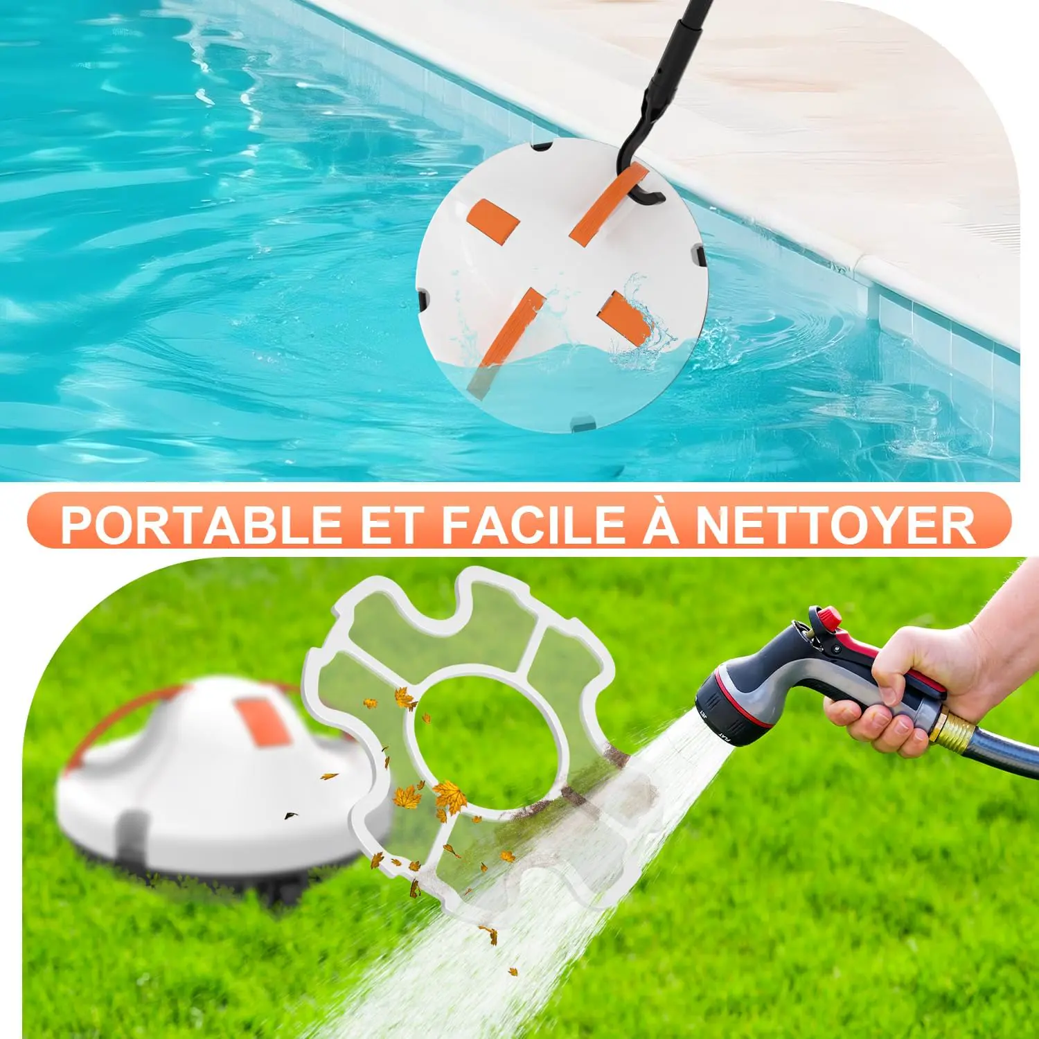 Robot piscine Robot Piscine sans Fil 130 Minutes de Nettoyage vue 7