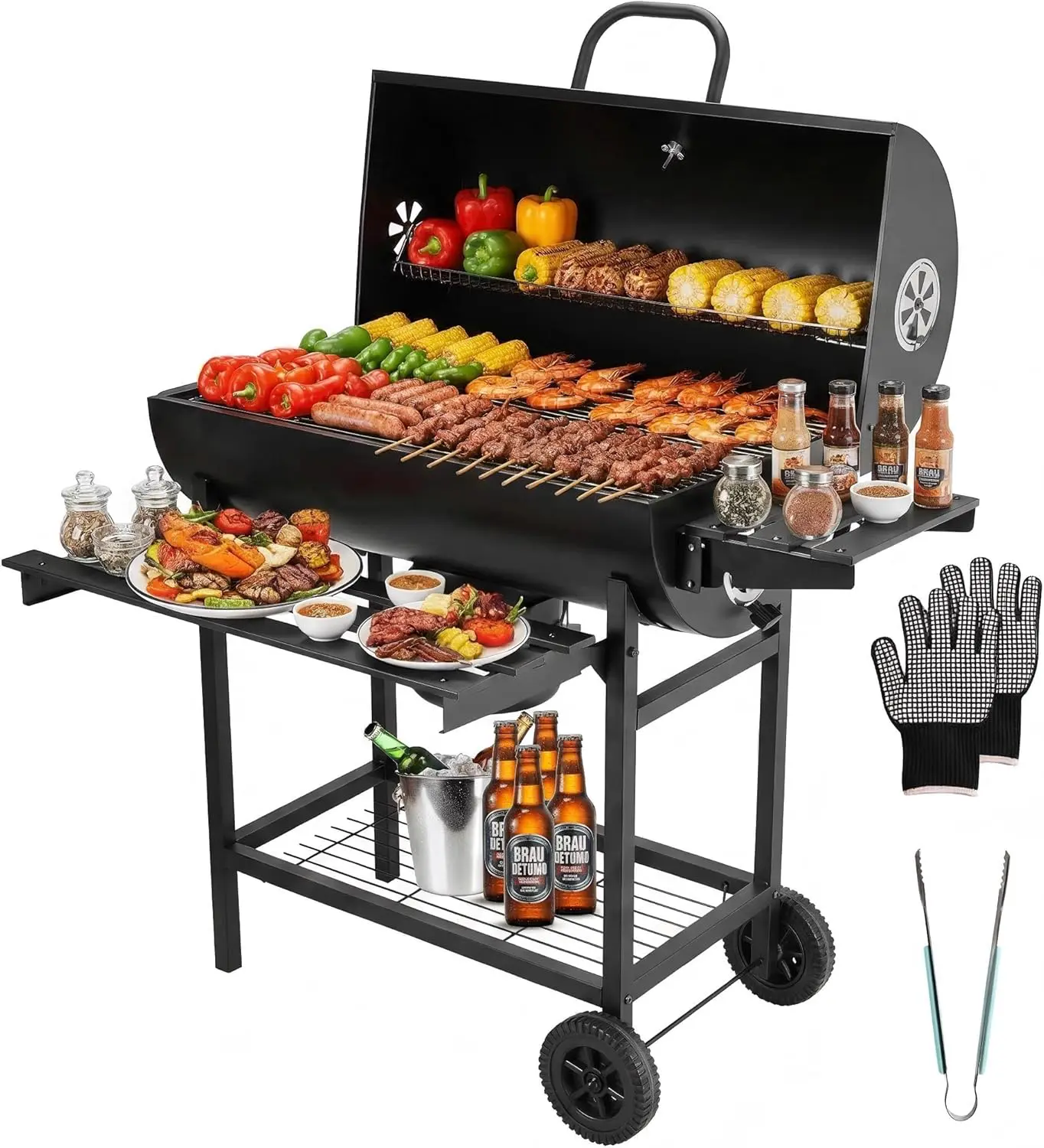 DEWINNER Barbecue au Charbon