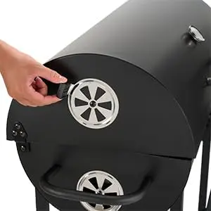 Barbecue à charbon 12 places en bois vue 6