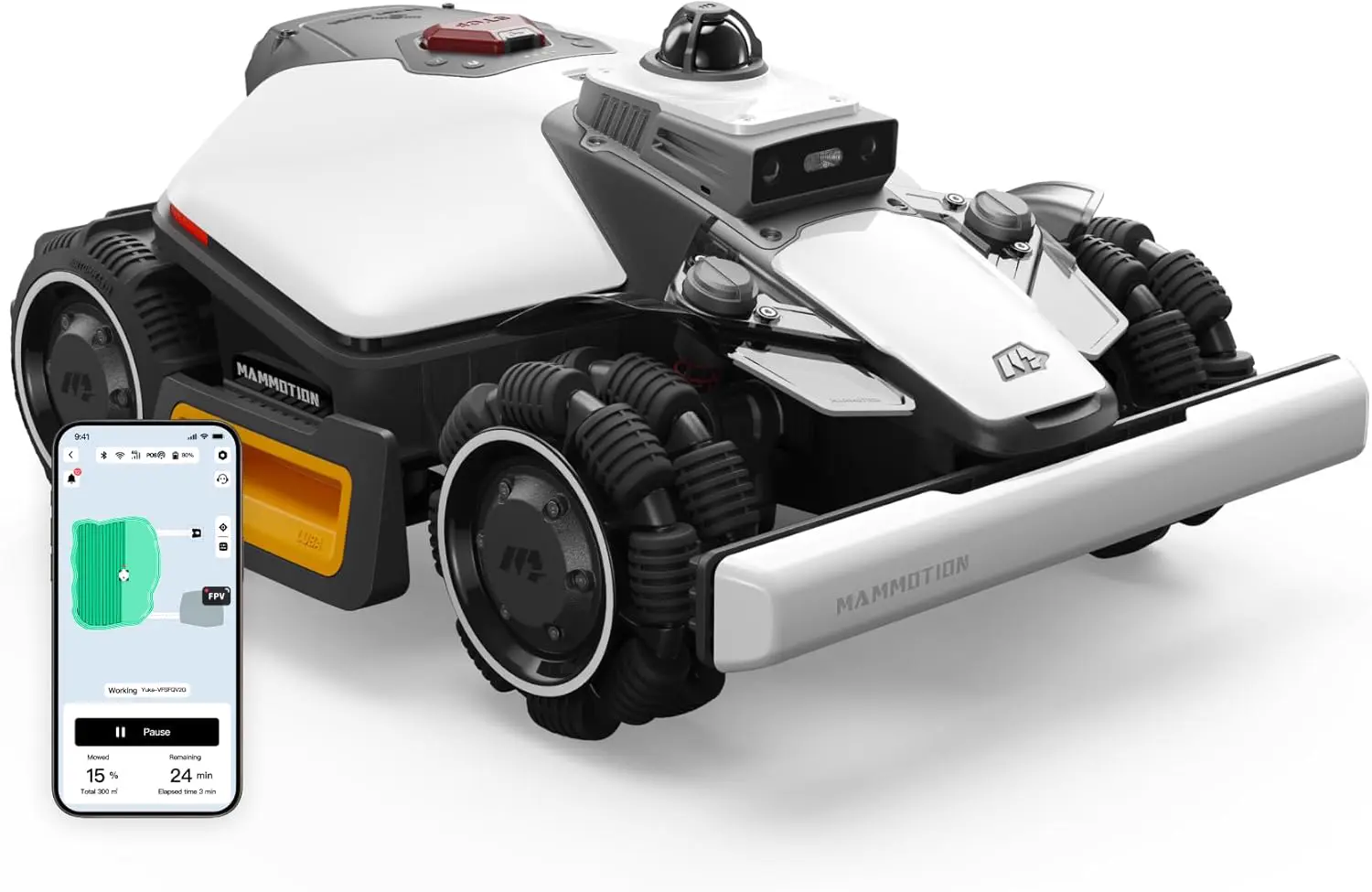 MAMMOTION LUBA Mini 2 AWD 1500 Robot Tondeuse sans Fil
