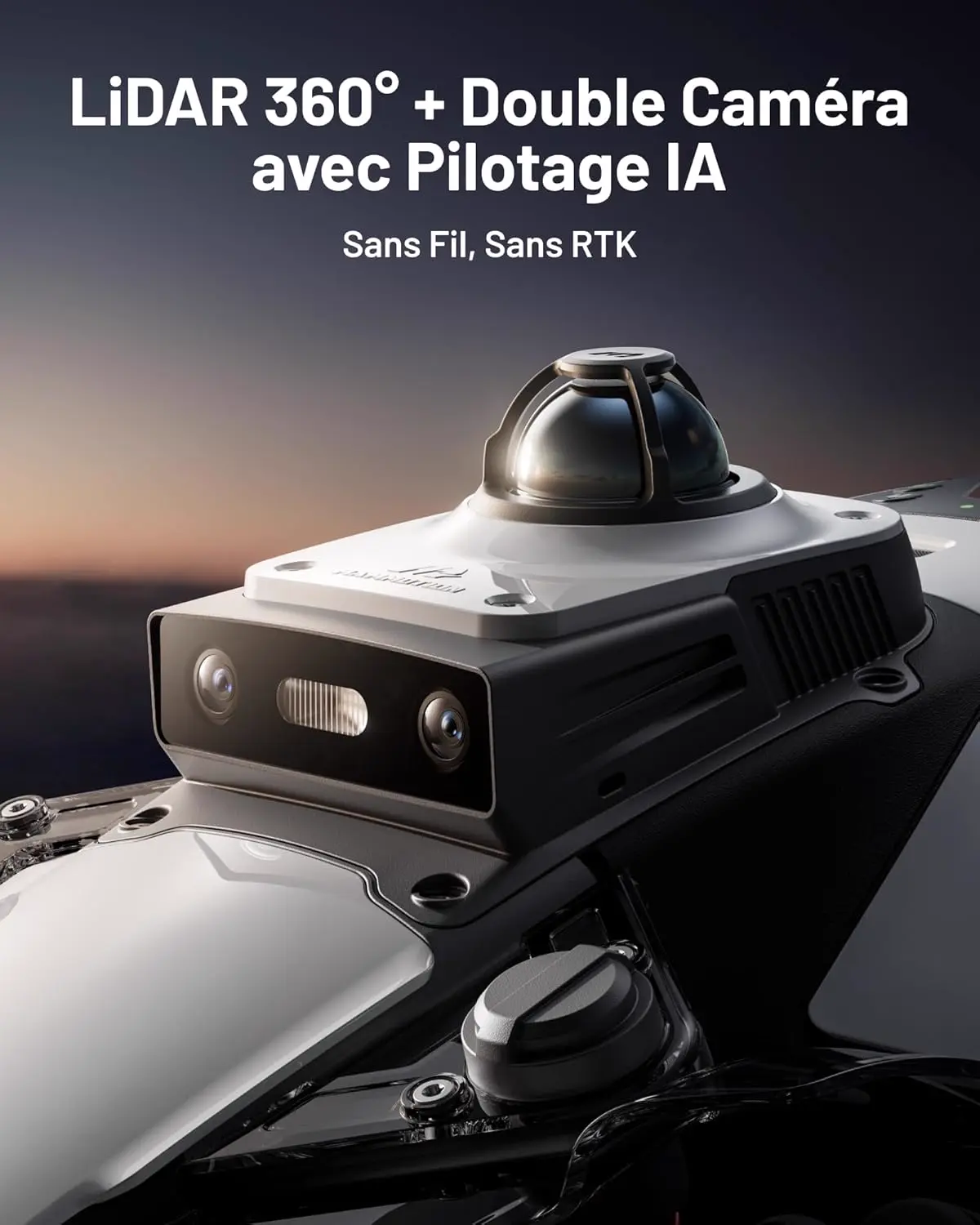 Robot tondeuse MAMMOTION LUBA Mini 2 AWD 1500 Robot Tondeuse s… vue 2