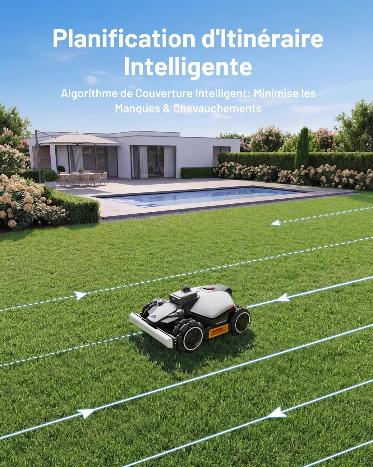 Robot tondeuse MAMMOTION LUBA Mini 2 AWD 1500 Robot Tondeuse s… vue 8