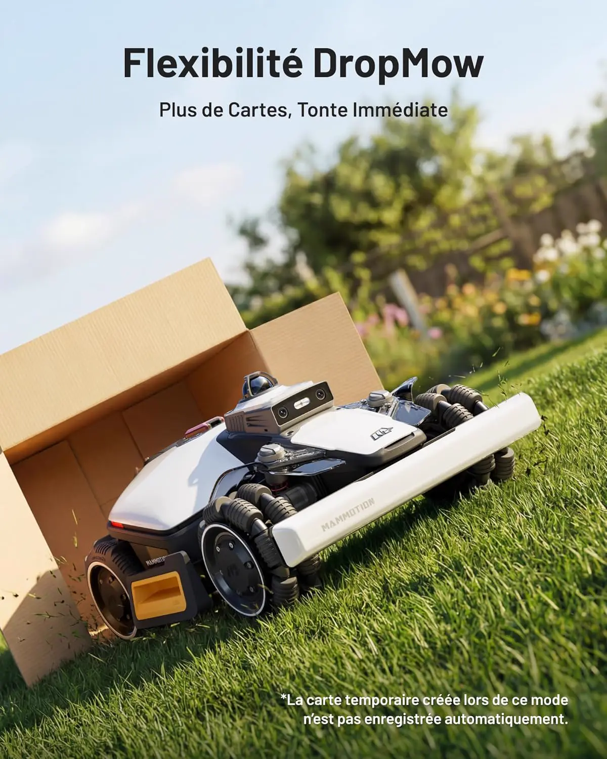 Robot tondeuse MAMMOTION LUBA Mini 2 AWD 1500 Robot Tondeuse s… vue 9