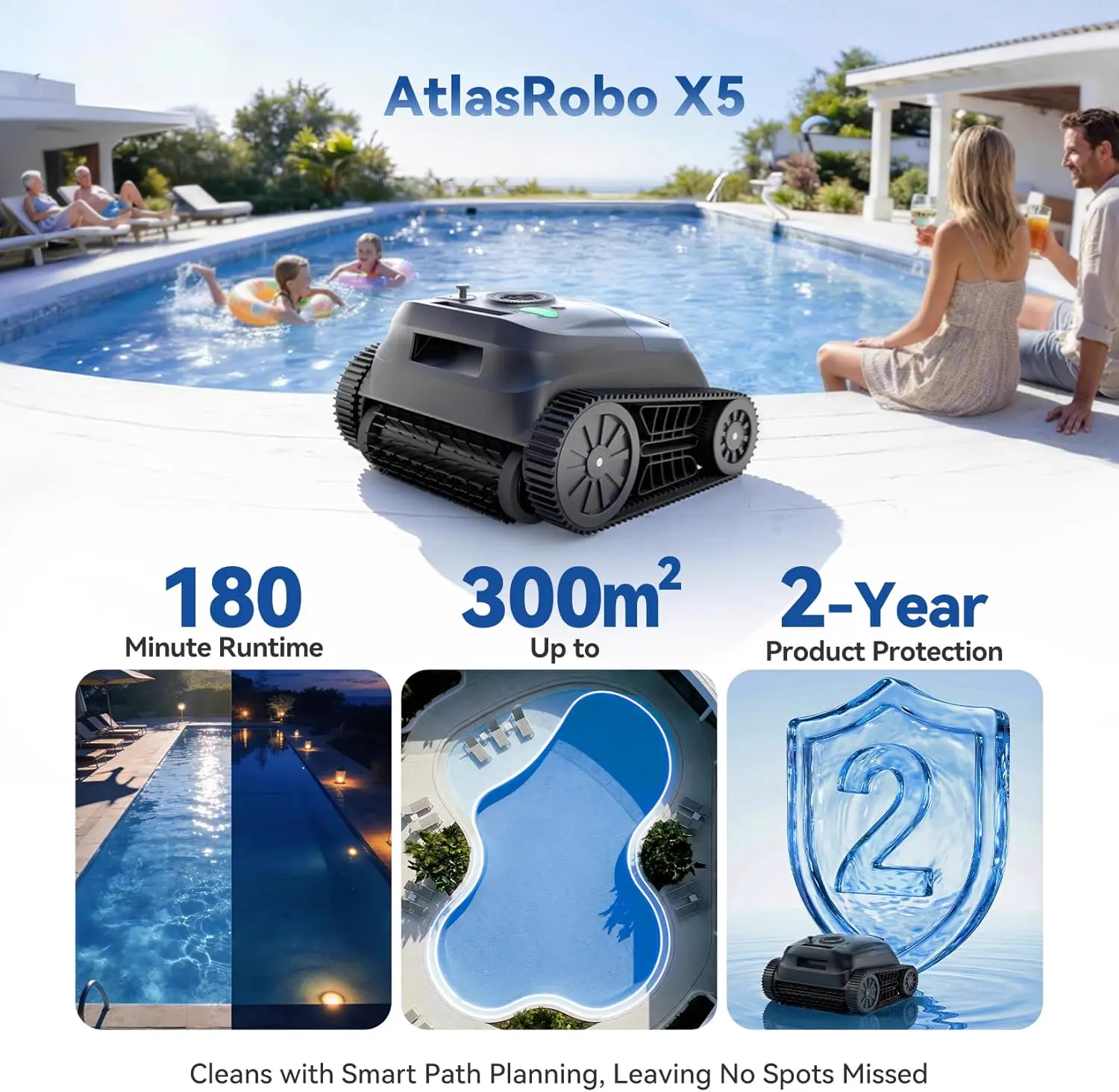 Robot piscine sable vue 9