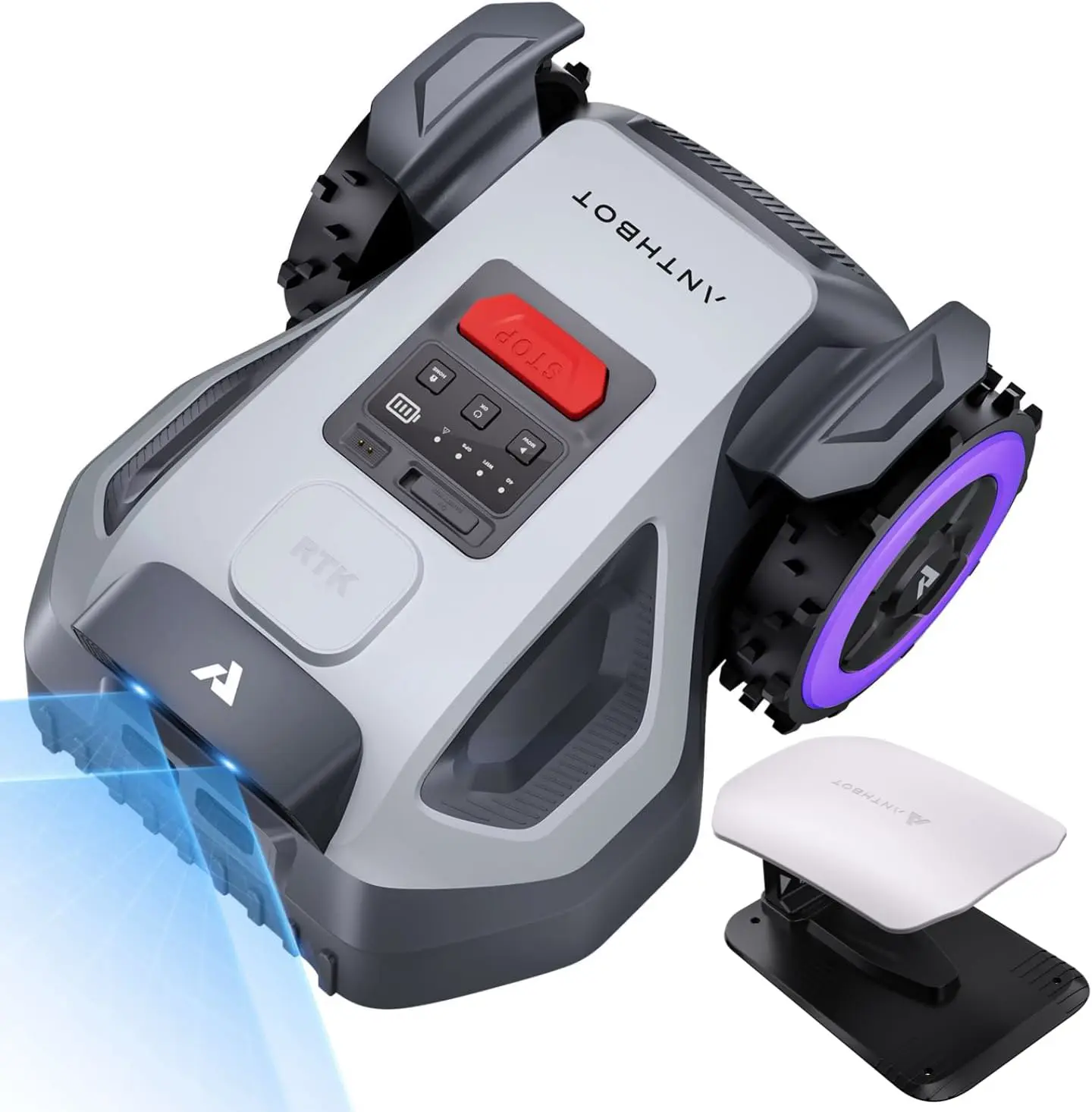 ANTHBOT Robot Tondeuse sans Fil M9 avec Garage MGA04