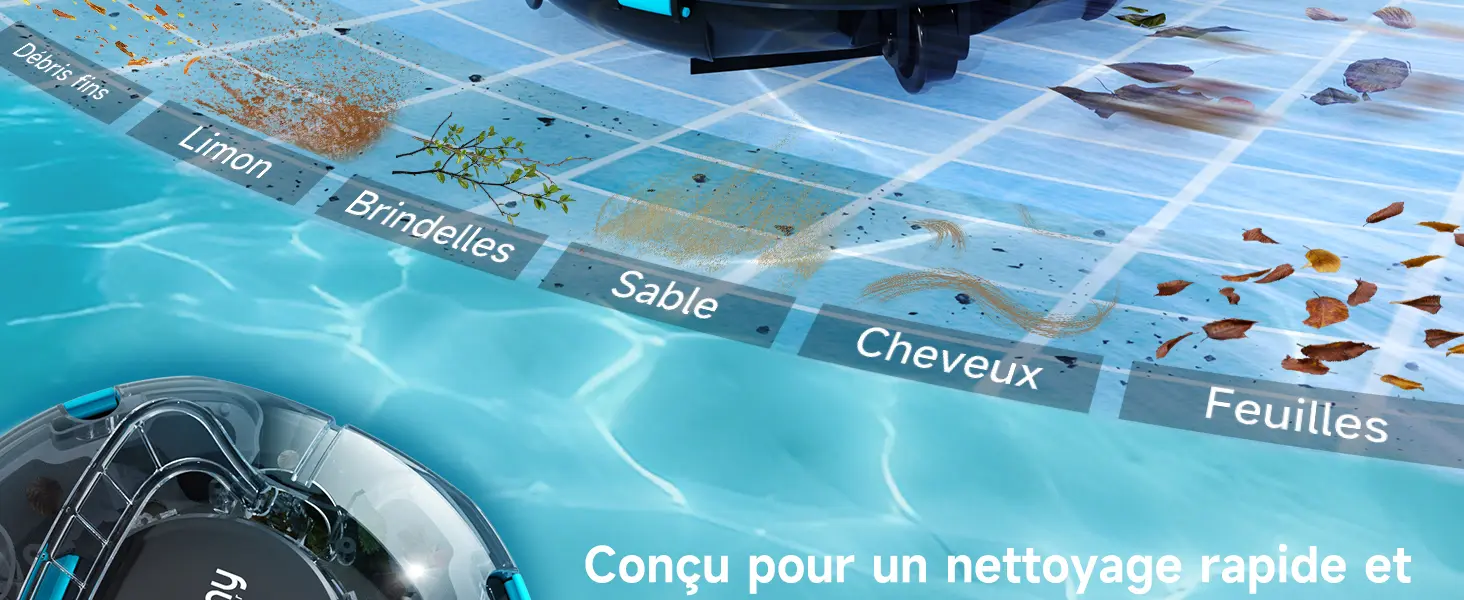 Robot piscine noir 60 m² — contenu détaillé 3