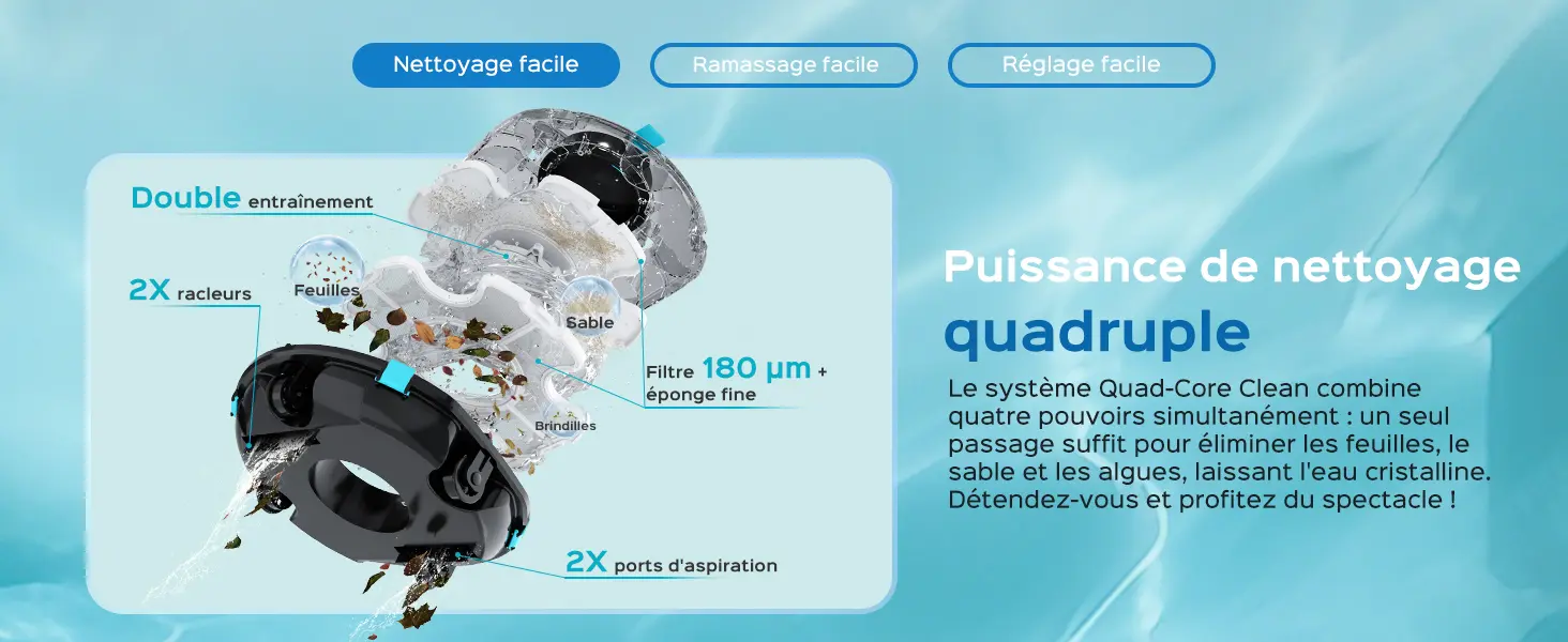 Robot piscine noir 60 m² — contenu détaillé 5