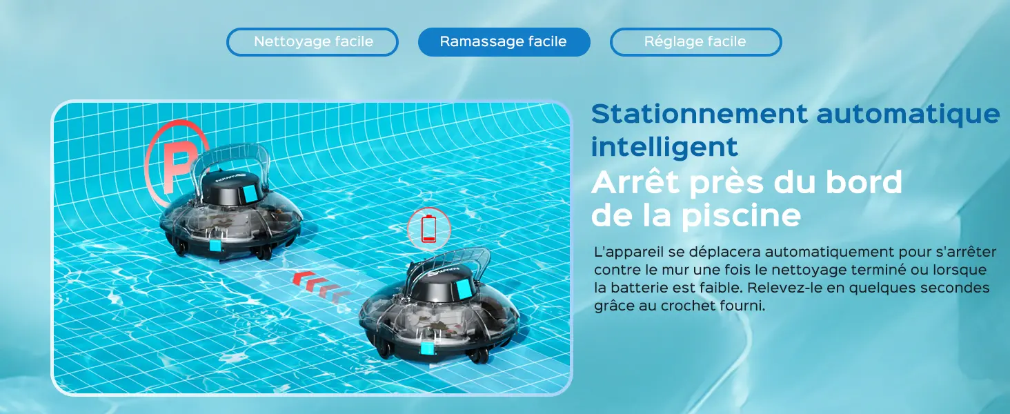 Robot piscine noir 60 m² — contenu détaillé 6