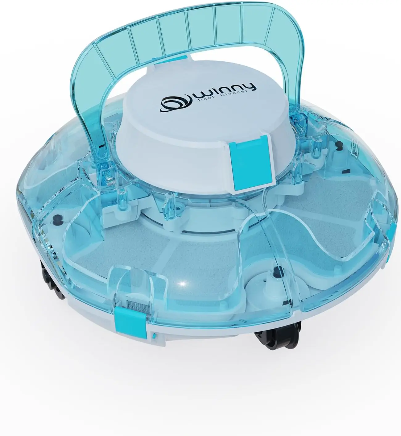 Robot piscine bleu vue 1