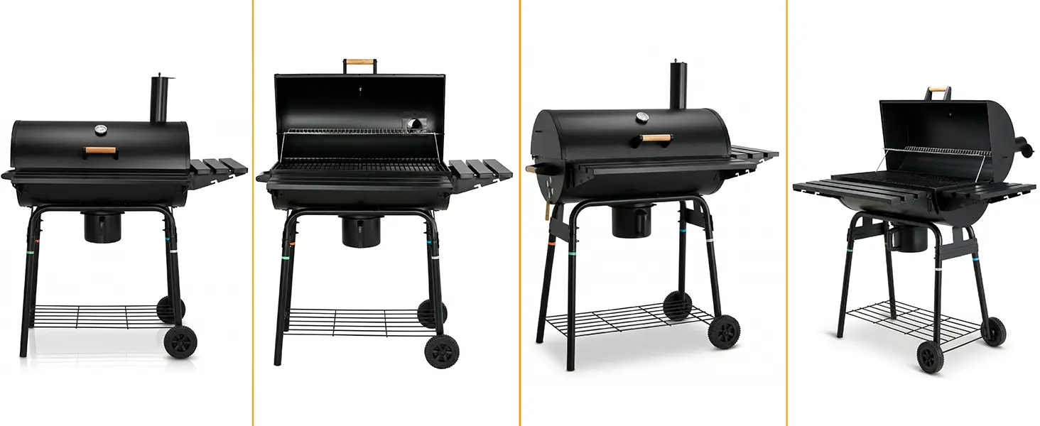 Barbecue à charbon 8 places en bois — contenu détaillé 7