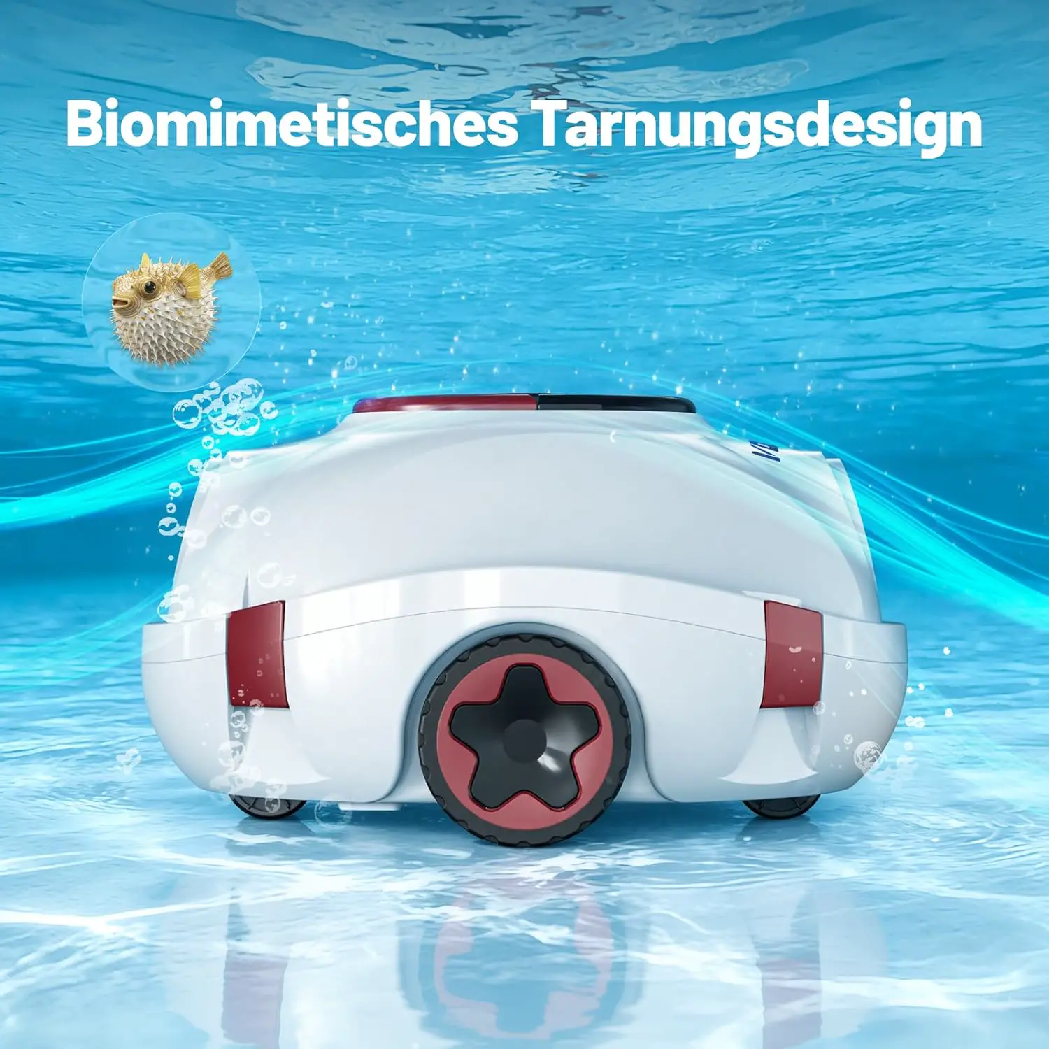 Robot piscine sable vue 8