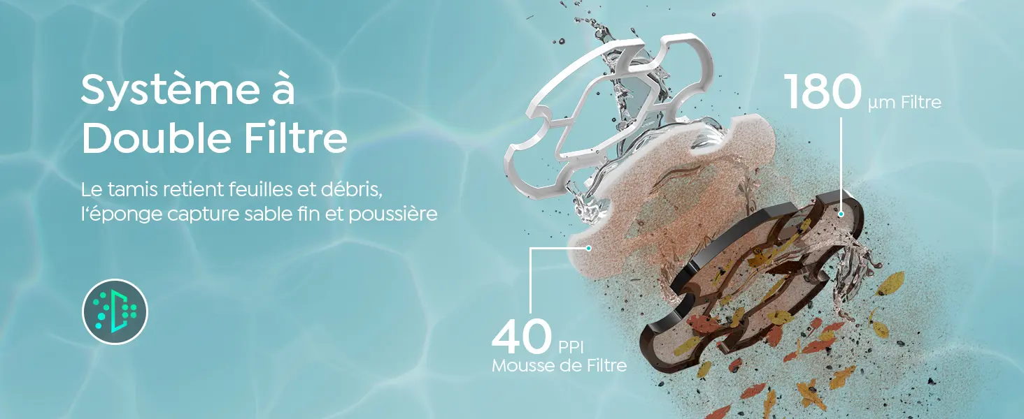 Robot piscine gris 80 m² — contenu détaillé 3
